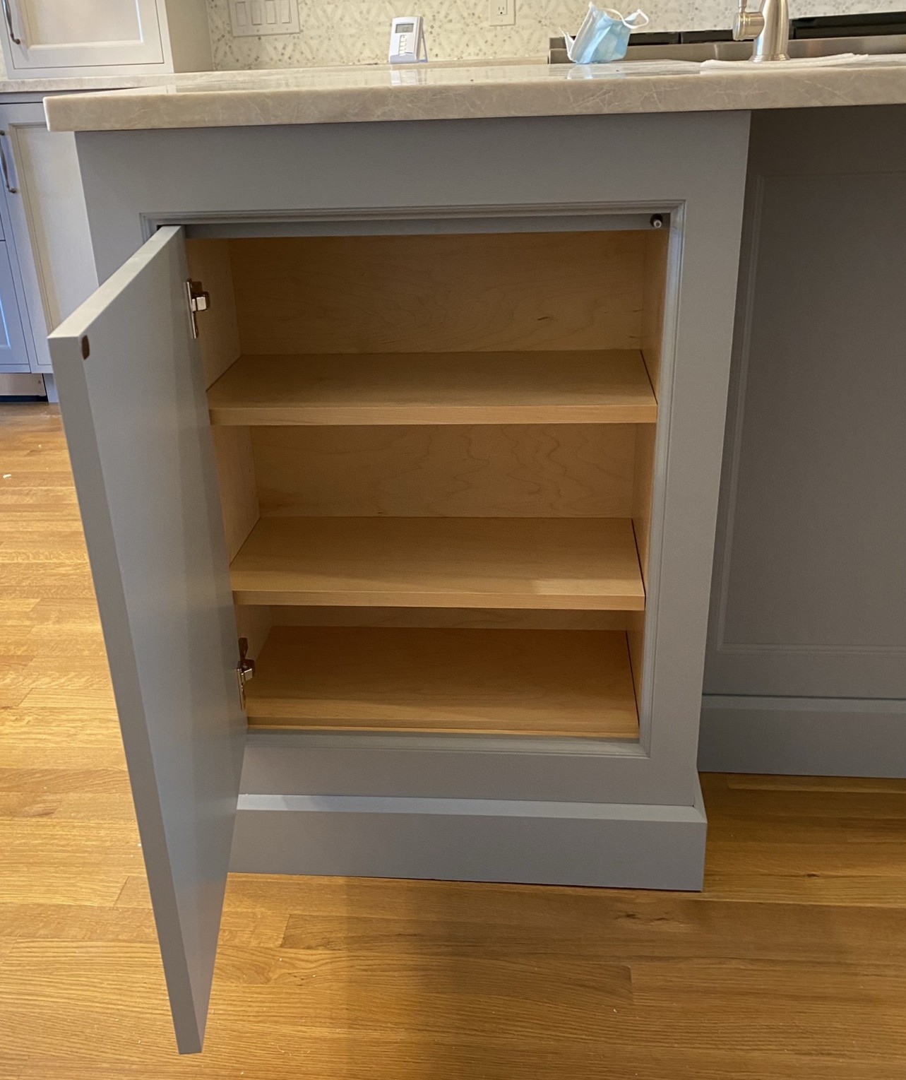 Back Bay Kitchen — 4 Island End Panel Hidden Door