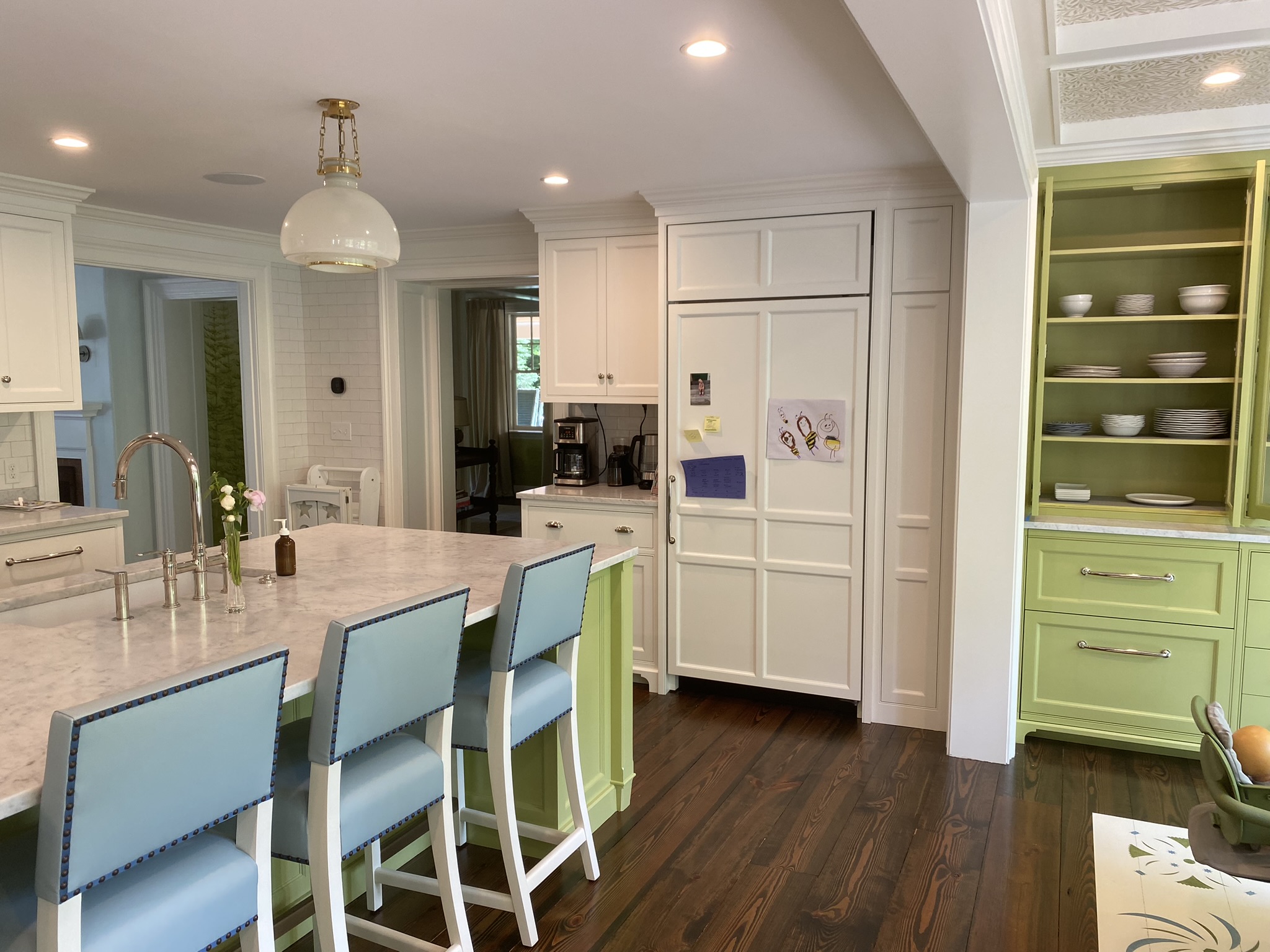 Concord Kitchen — 4 Green and White Kitchen