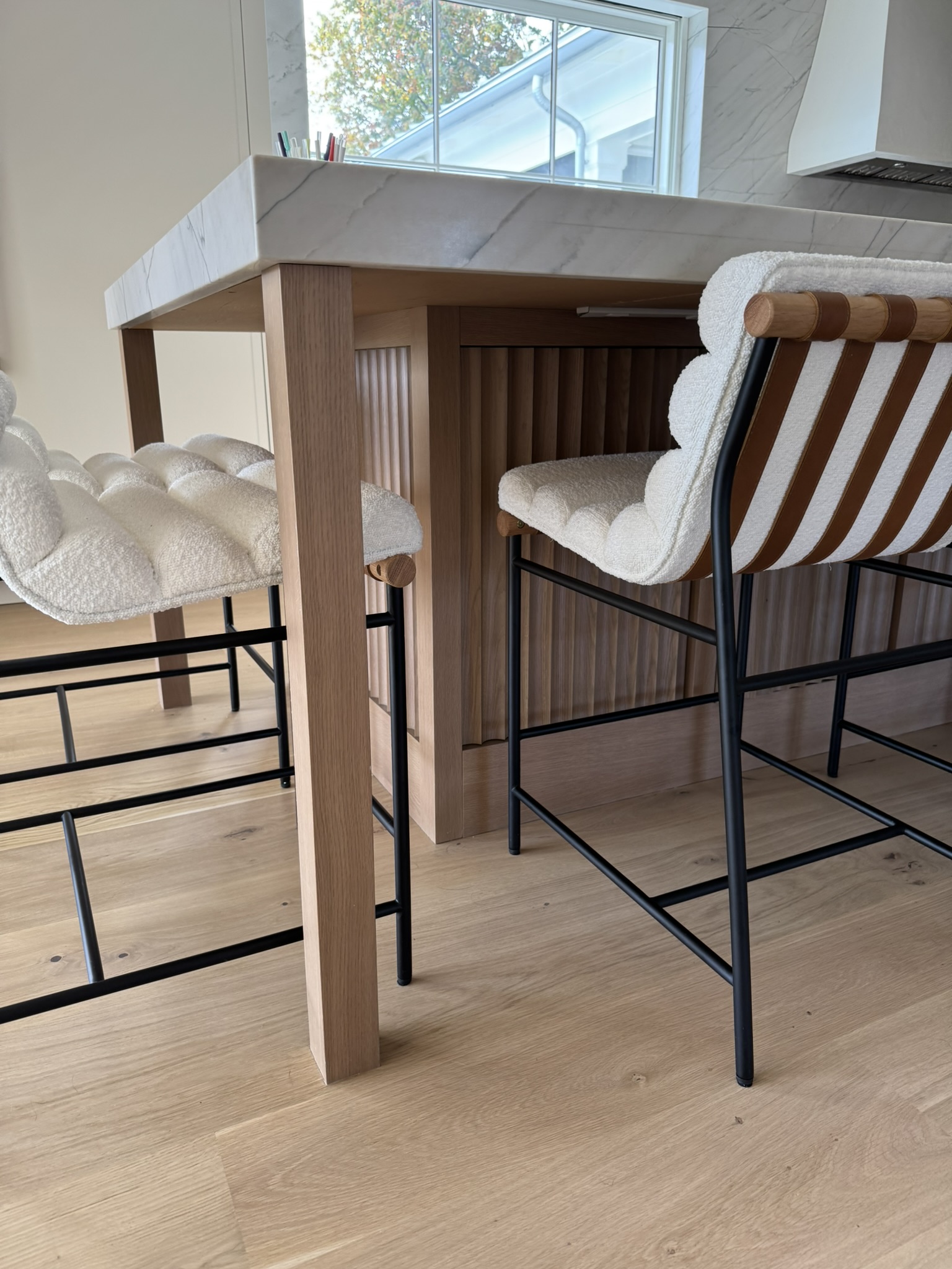 Needham Kitchen — 11 Island Leg Detail