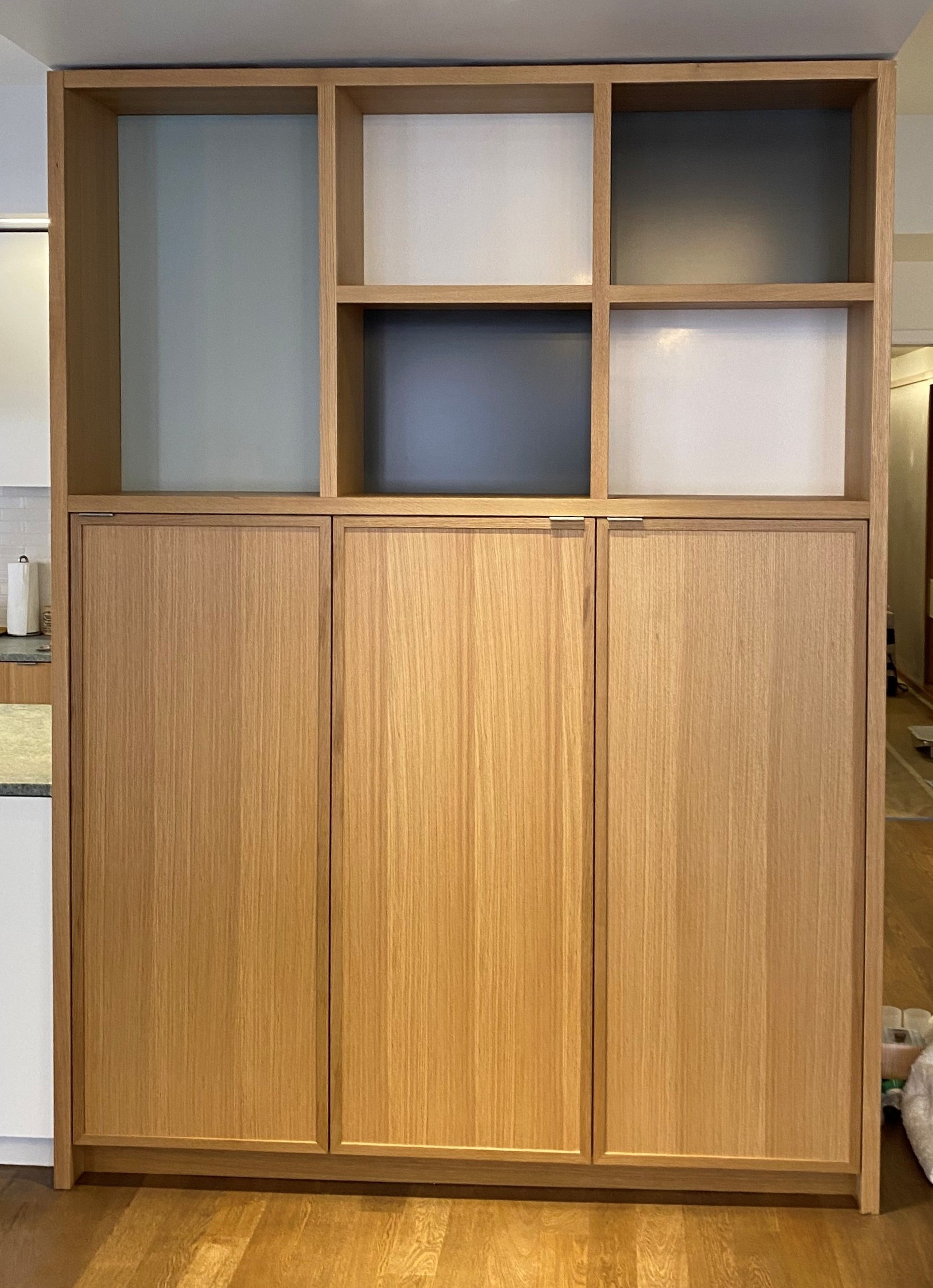 South End Painted & Oak Kitchen