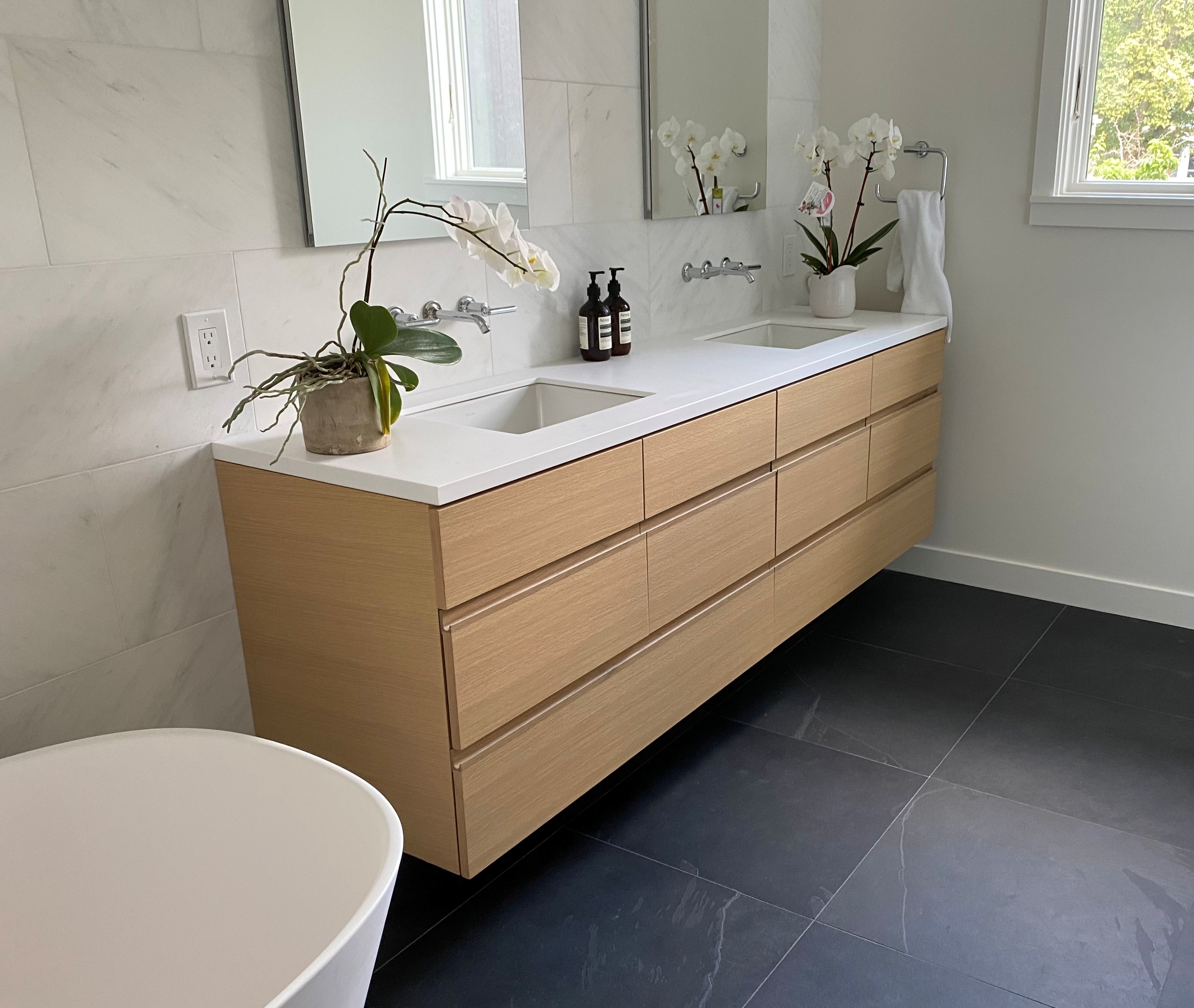 Cambridge Vanities — 3 Large Floating Vanity
